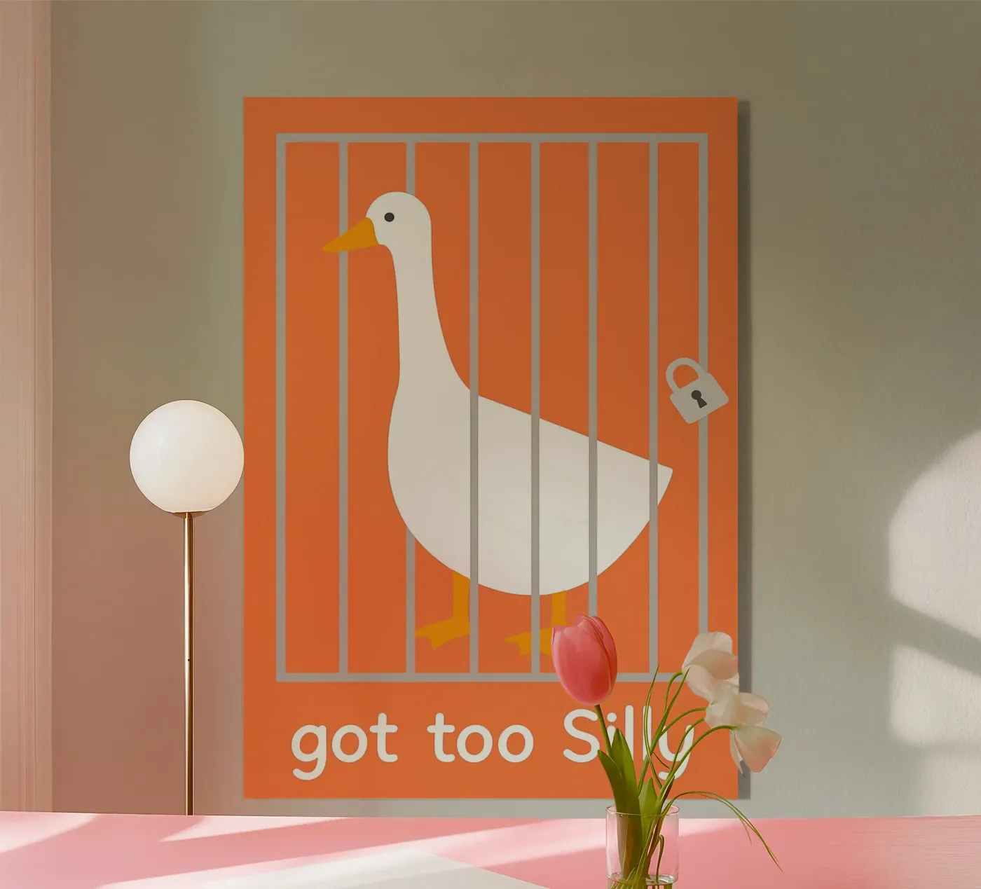 Go Too Silly Goose plexiglas de the gan gan
