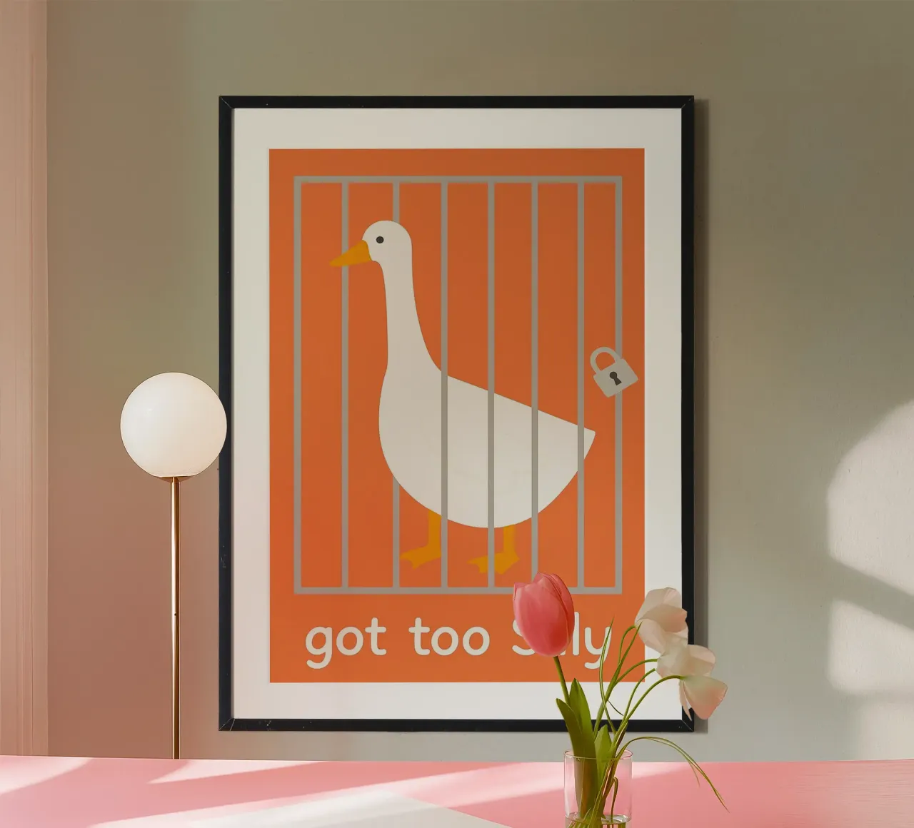 Vai Troppo Sciocco Oca poster da the gan gan