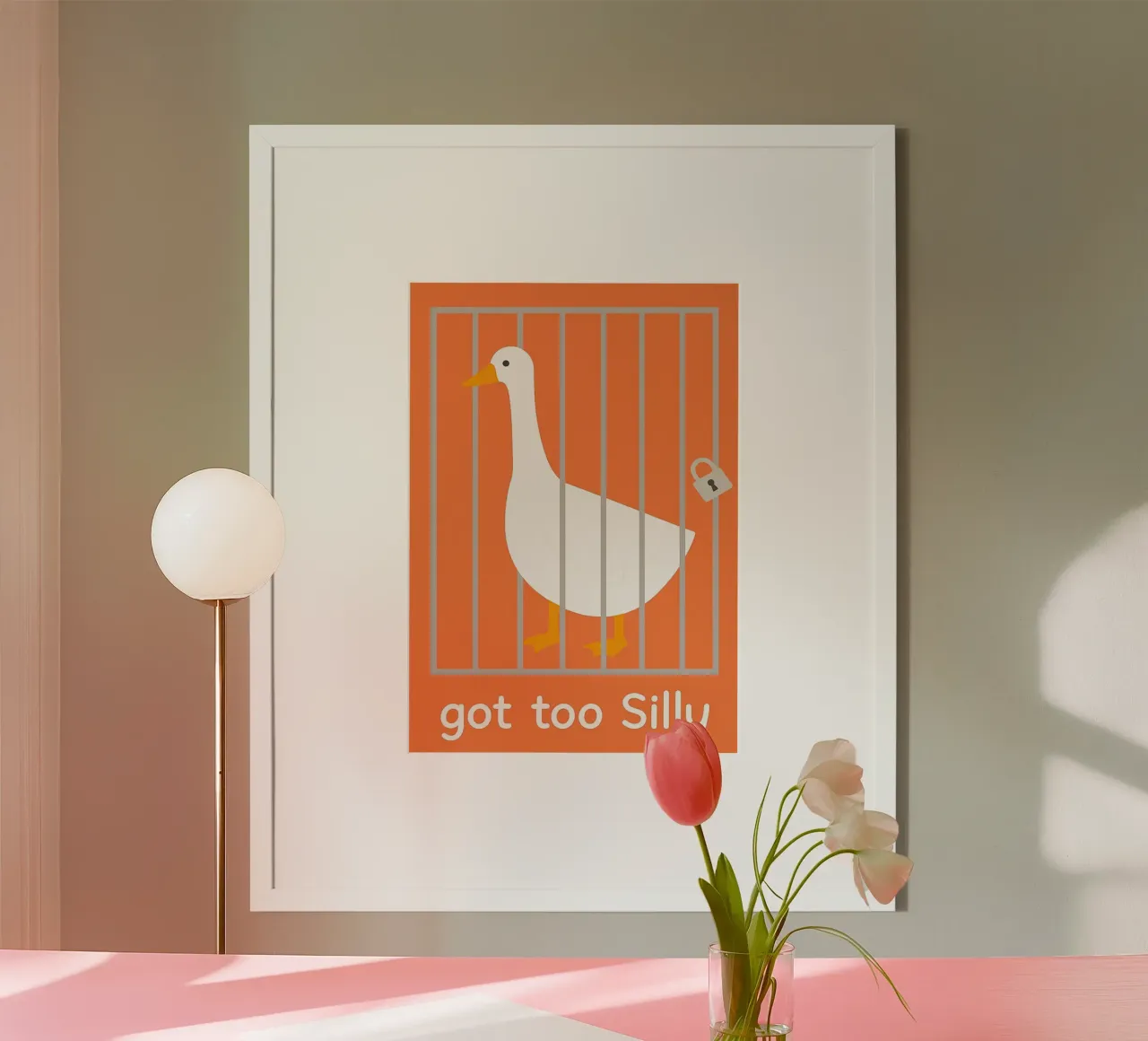 Vai Troppo Sciocco Oca poster da the gan gan