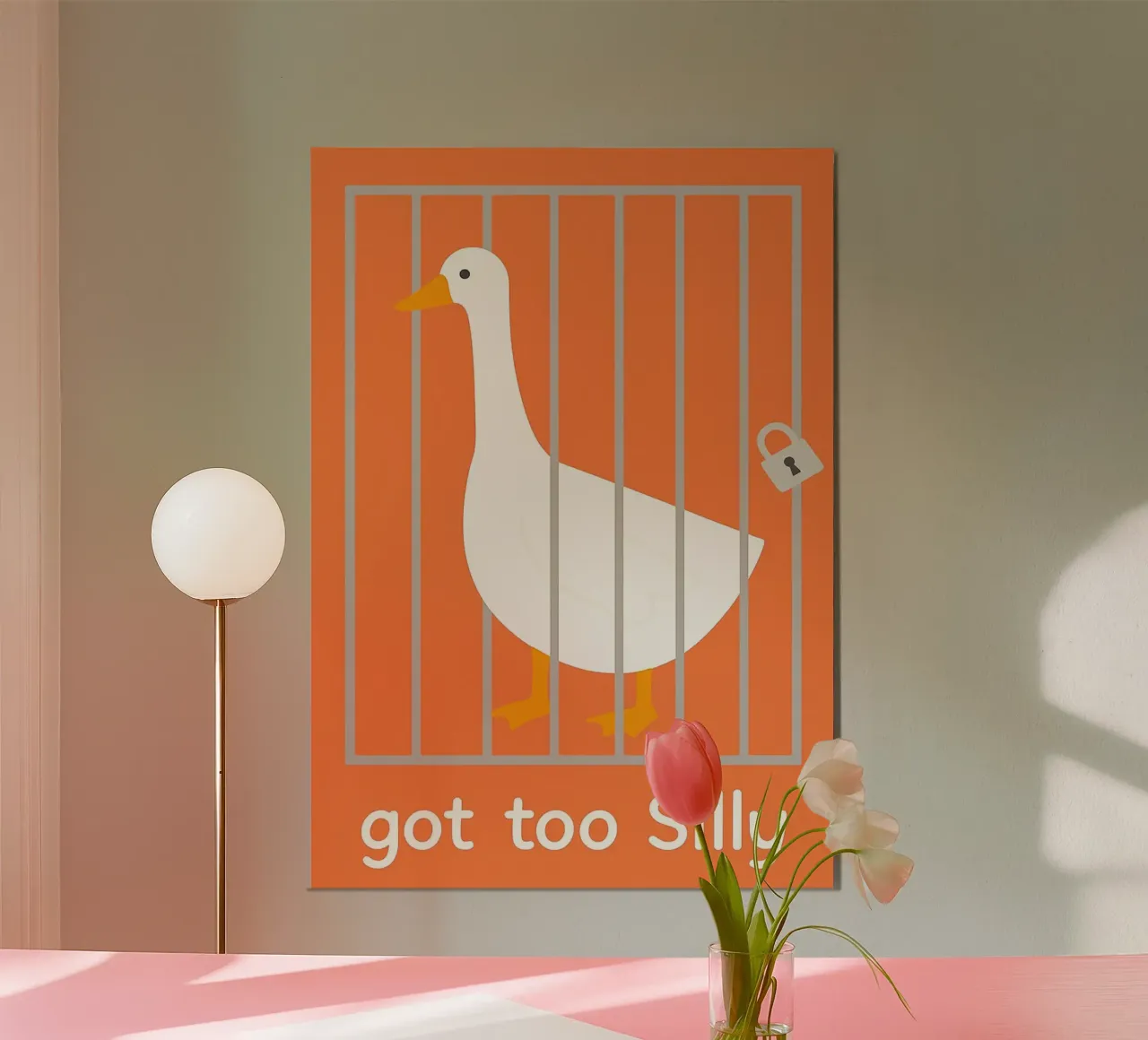 Vai Troppo Sciocco Oca poster da the gan gan