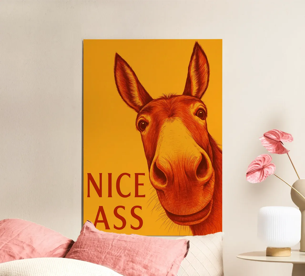 Netter Arsch Esel Lustiges Badezimmer Poster von the gan gan