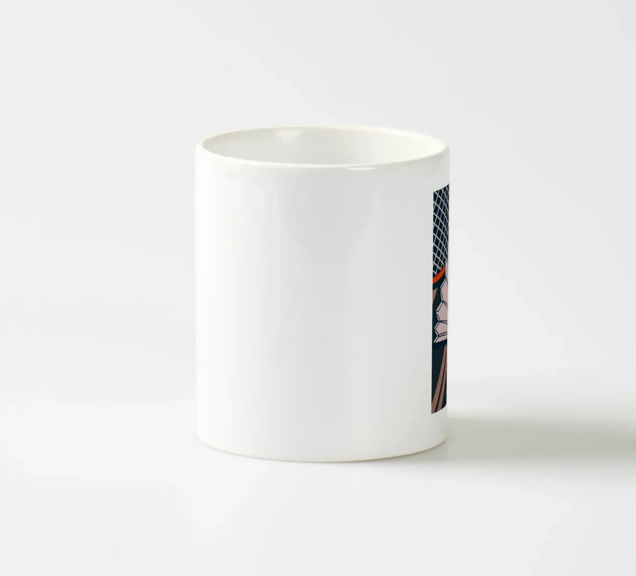 Vintage Badminton ceramic mug by SPORTS ONLY