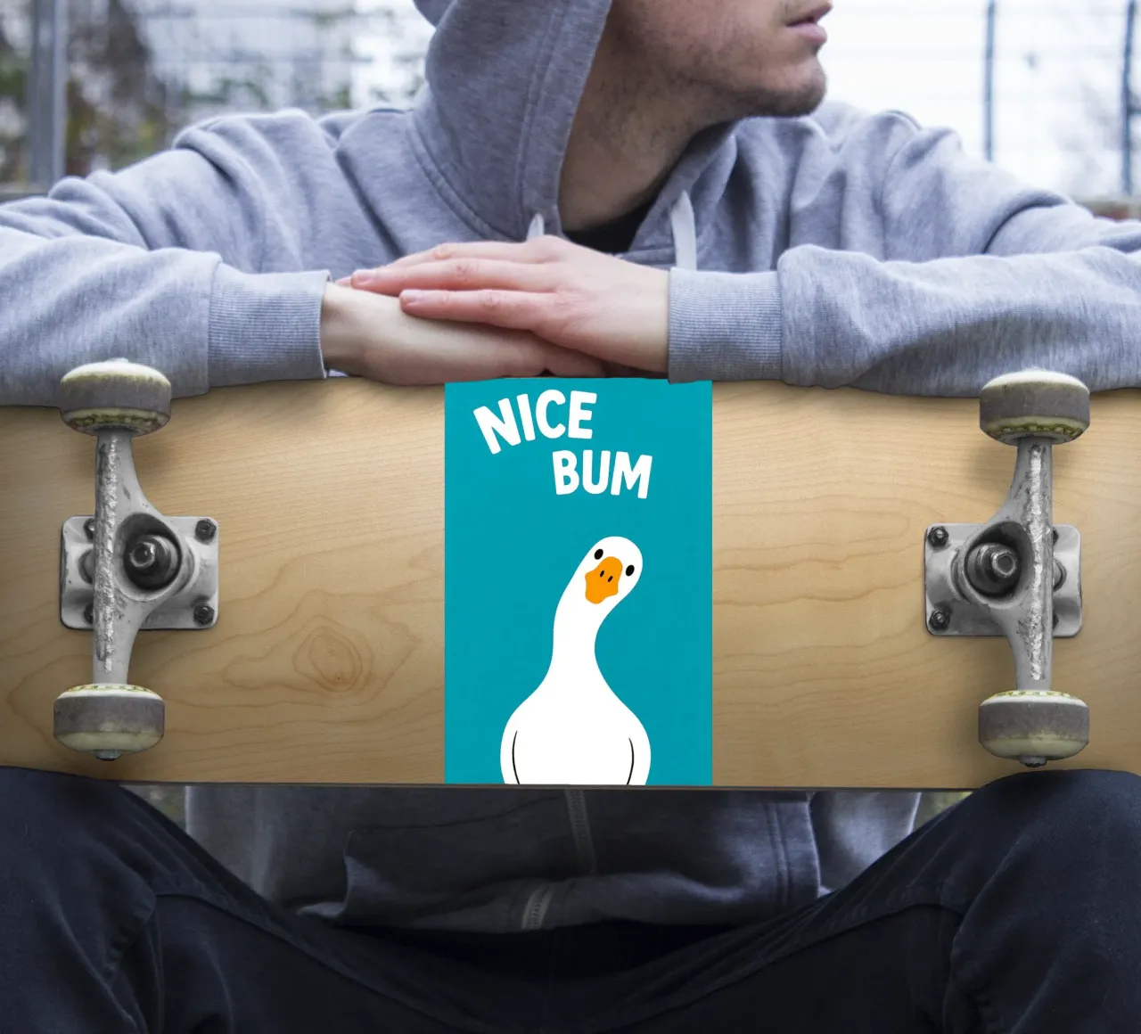 Nice Bum Swan Funny WC pegatina de the gan gan