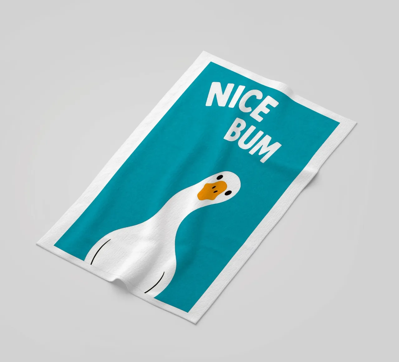 Nice Bum Swan Funny WC toalla de playa de the gan gan