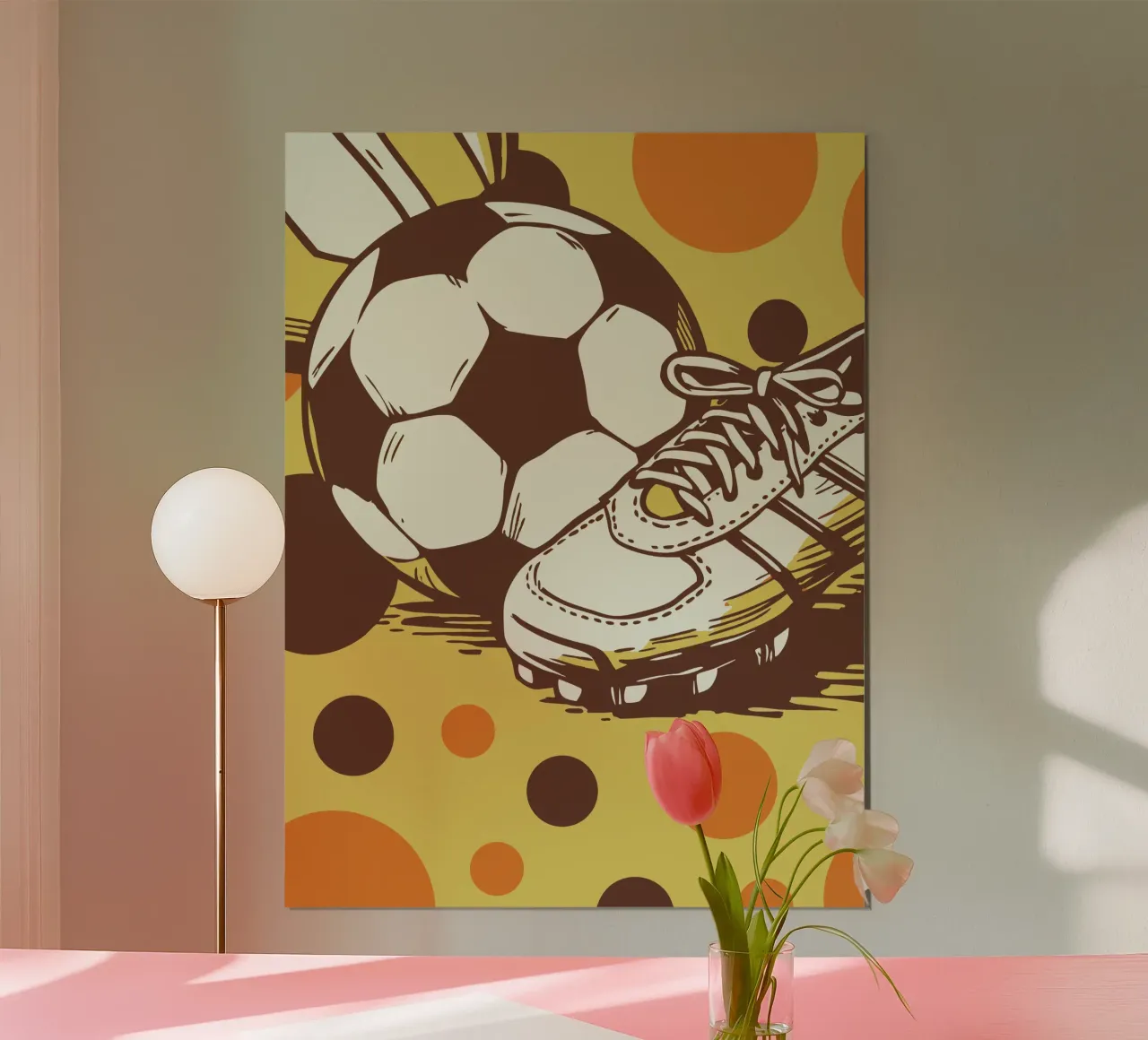 Calcio e scarpe poster da SPORTS ONLY