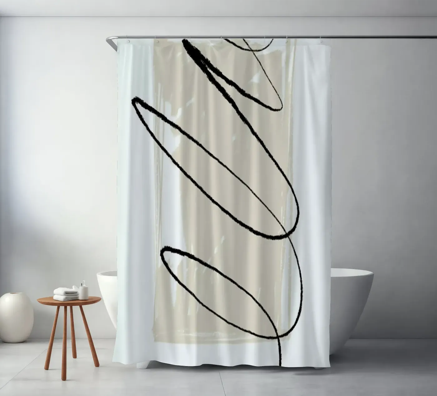 Dance douchegordijn van Graphite