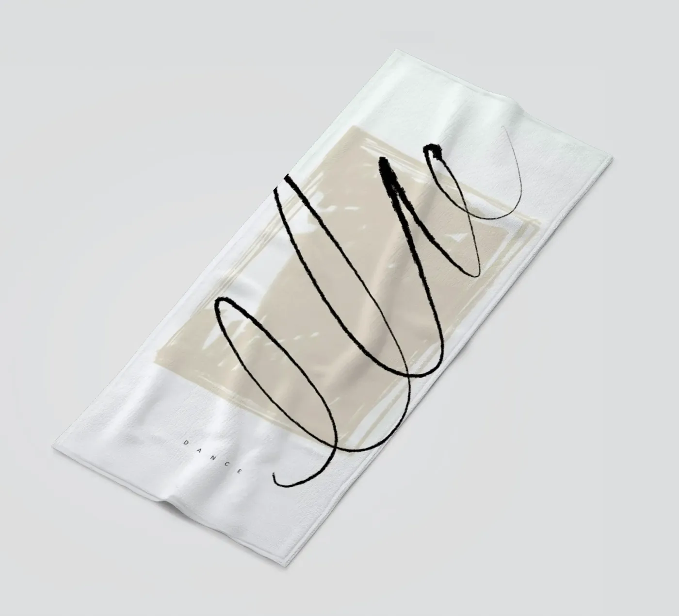 Dance beach towel by Graphite