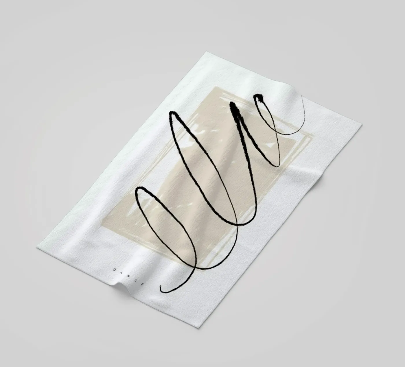 Dance beach towel by Graphite