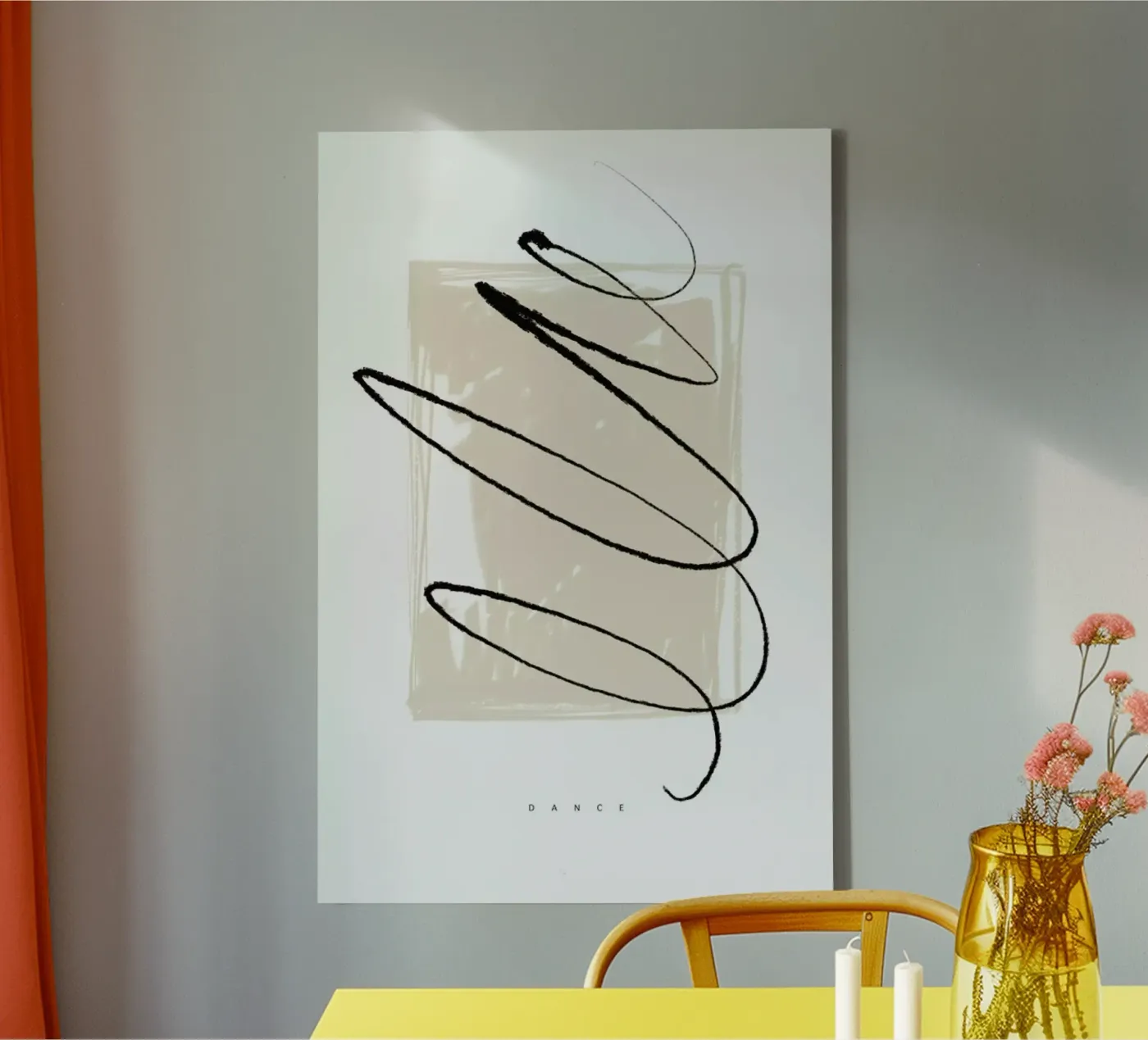 Dance canvas van Graphite