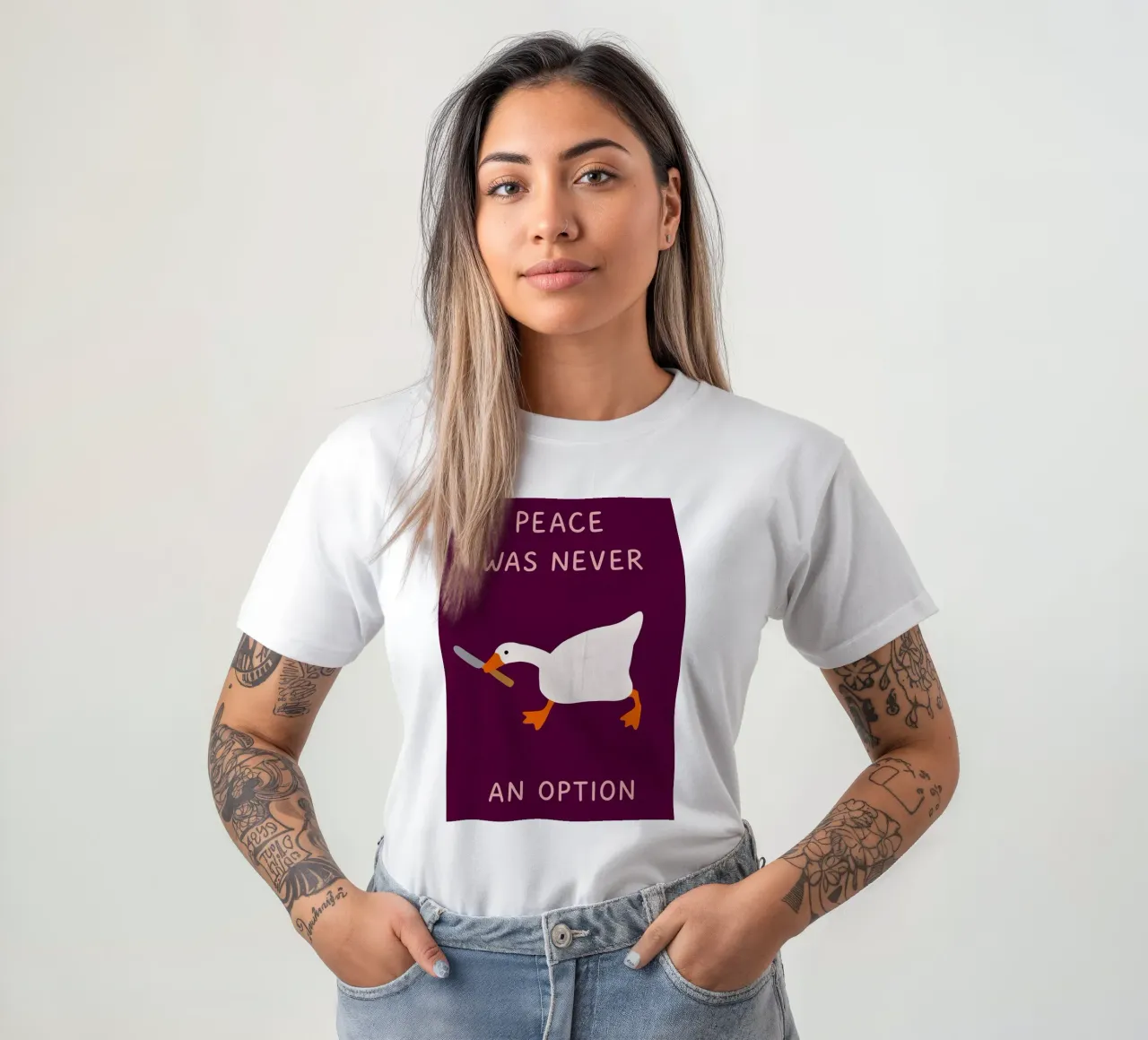 La pace non è mai stata un'opzione t-shirt da the gan gan