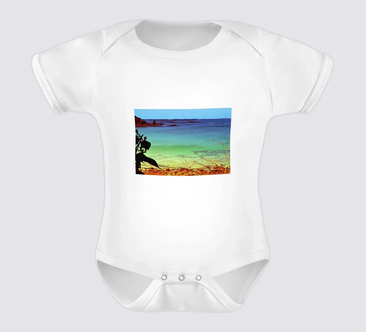 FAA311 short-sleeve baby romper by Thierry vobmann photography