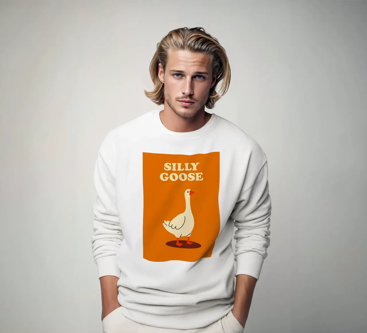 L'oca sciocca felpa da the gan gan