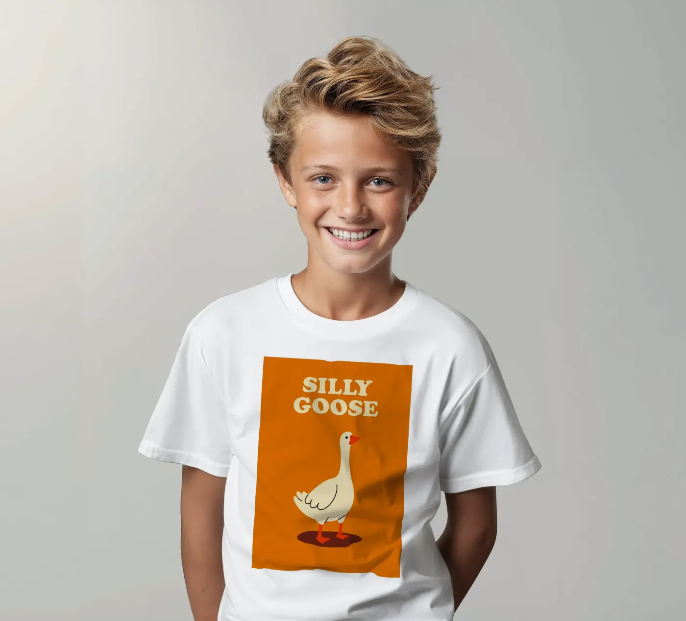 L'oca sciocca t-shirt bambini da the gan gan