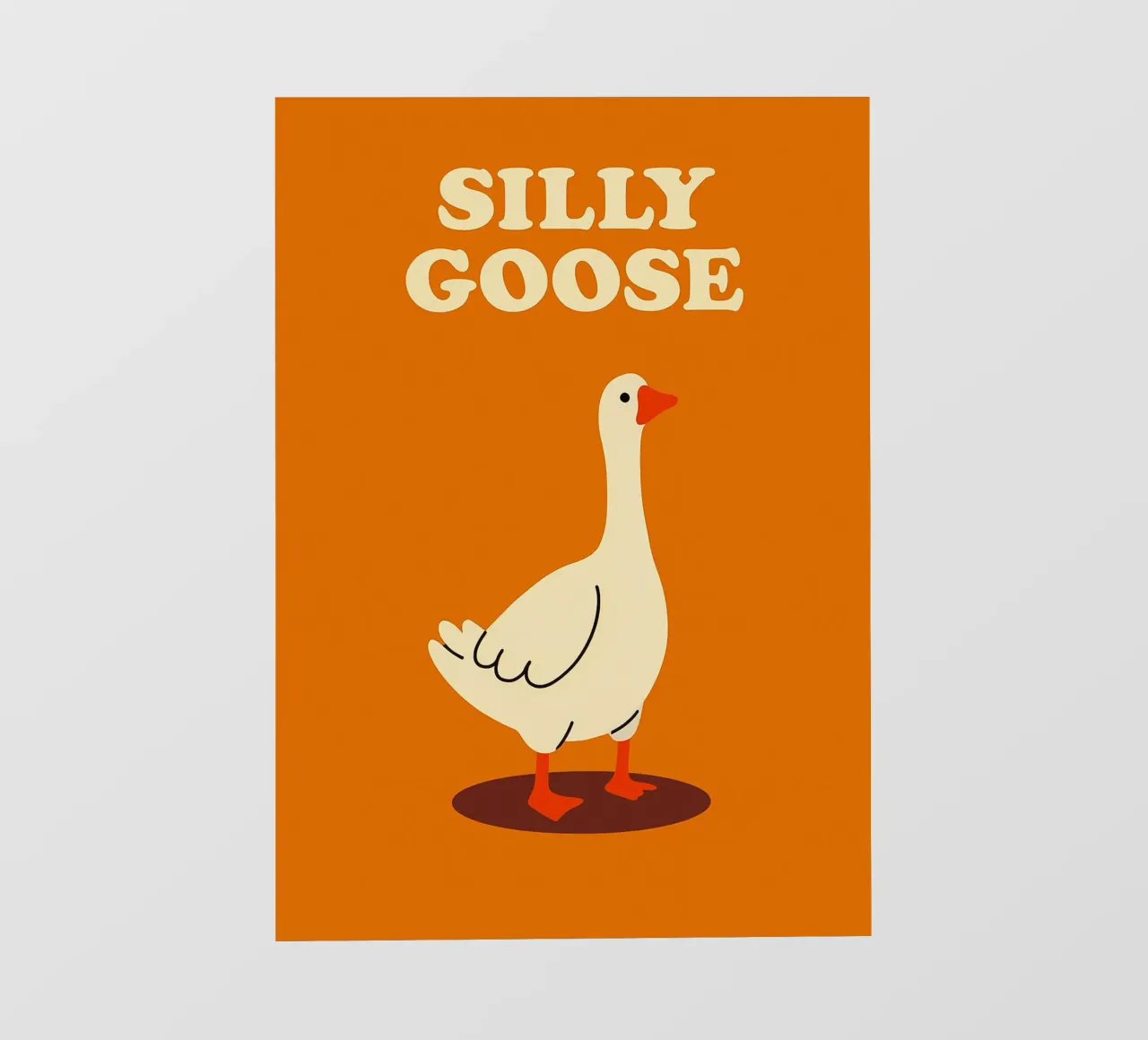 L'oca sciocca pellicola backlit da the gan gan