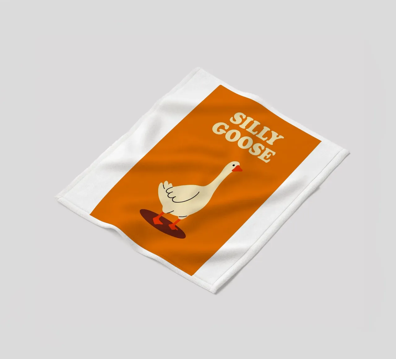 L'oca sciocca coperta in pile da the gan gan