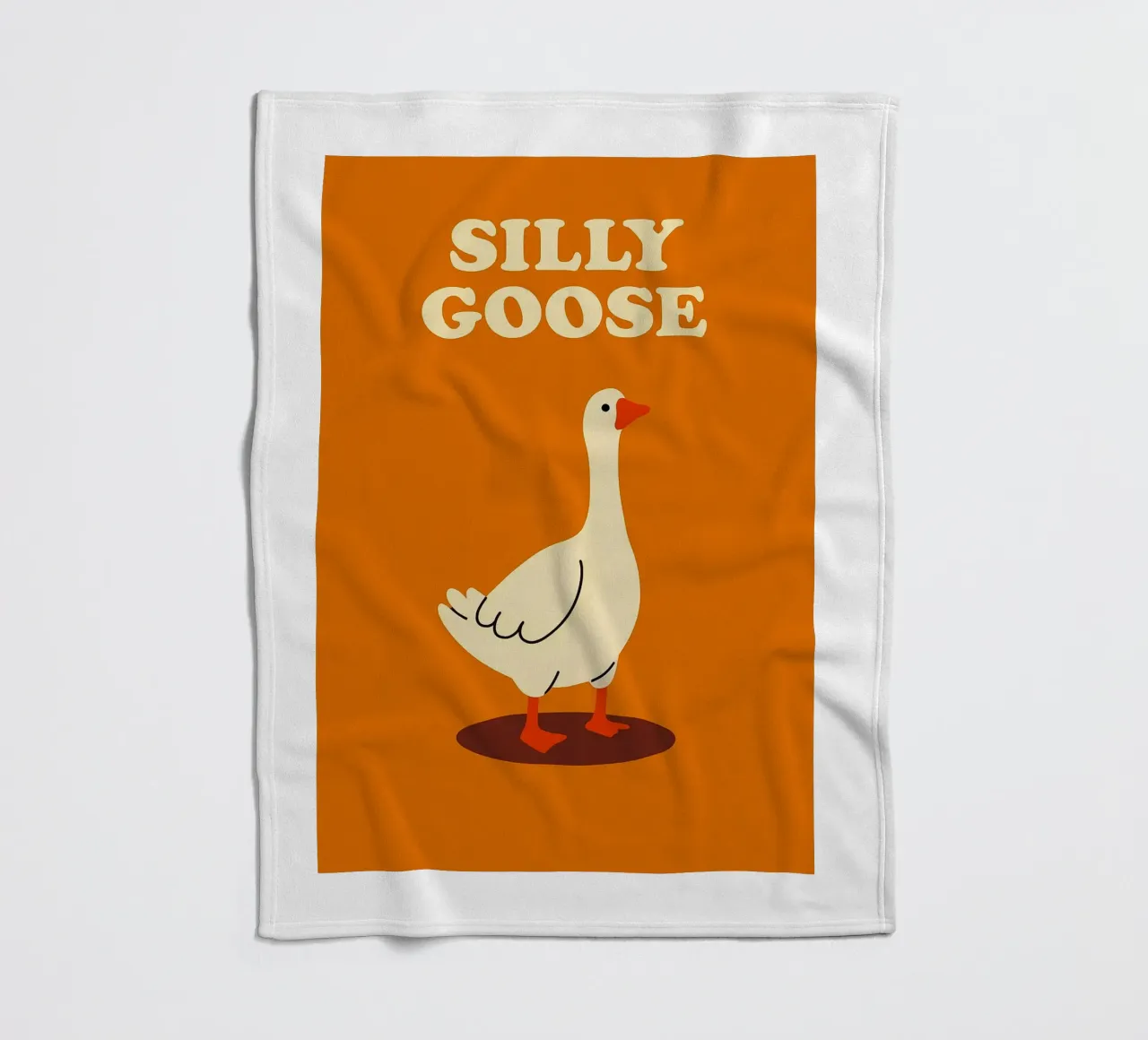 L'oca sciocca coperta in pile da the gan gan