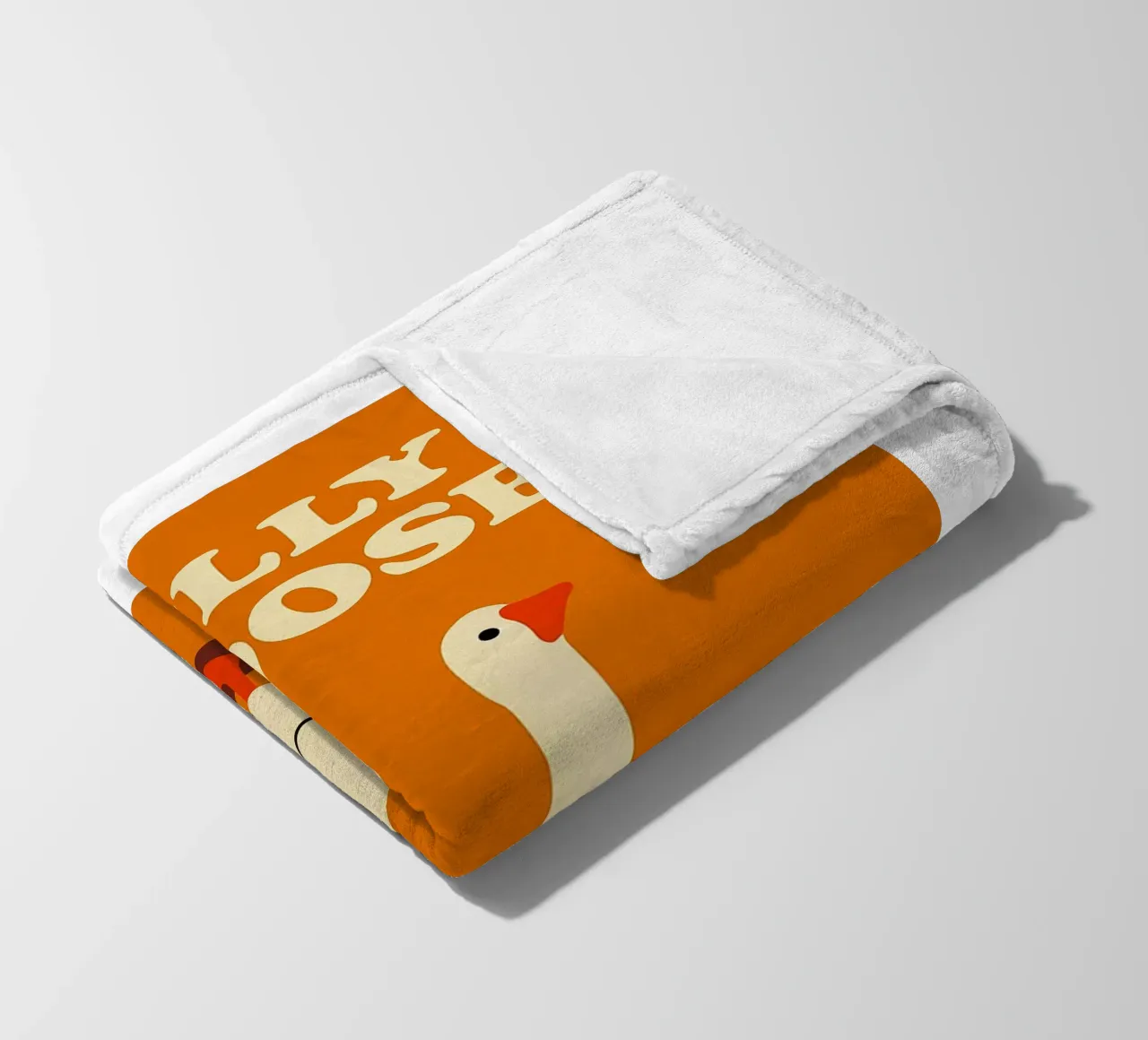 L'oca sciocca coperta in pile da the gan gan