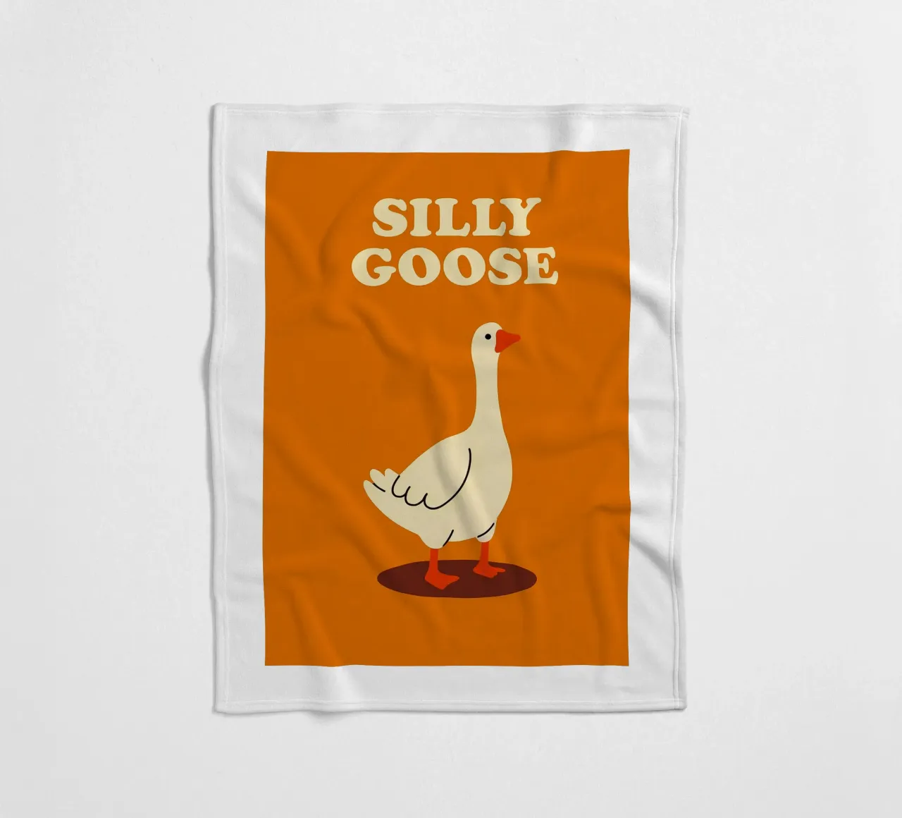 L'oca sciocca coperta in pile da the gan gan