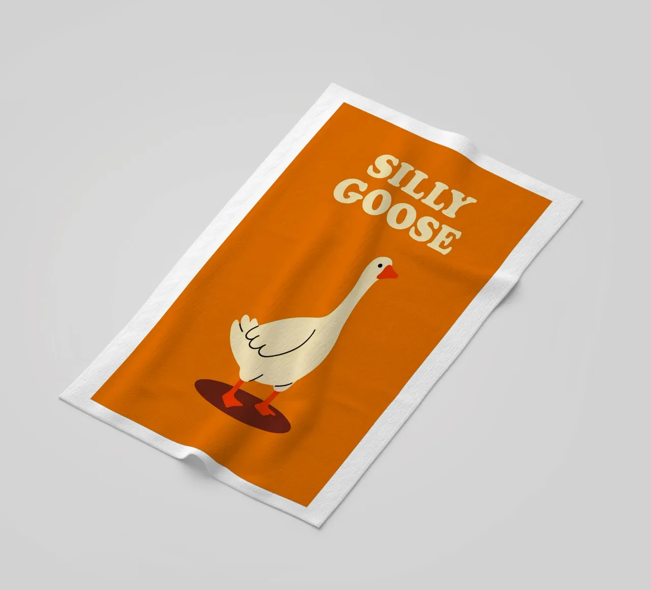 Gekke gans strandhanddoek van the gan gan