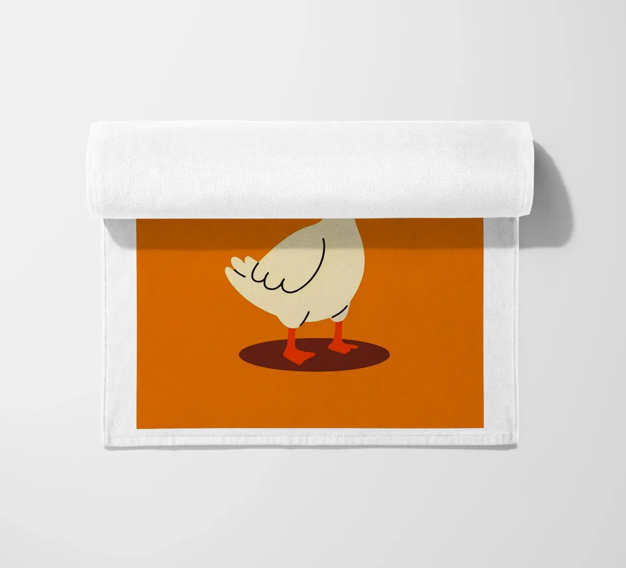 Gekke gans strandhanddoek van the gan gan