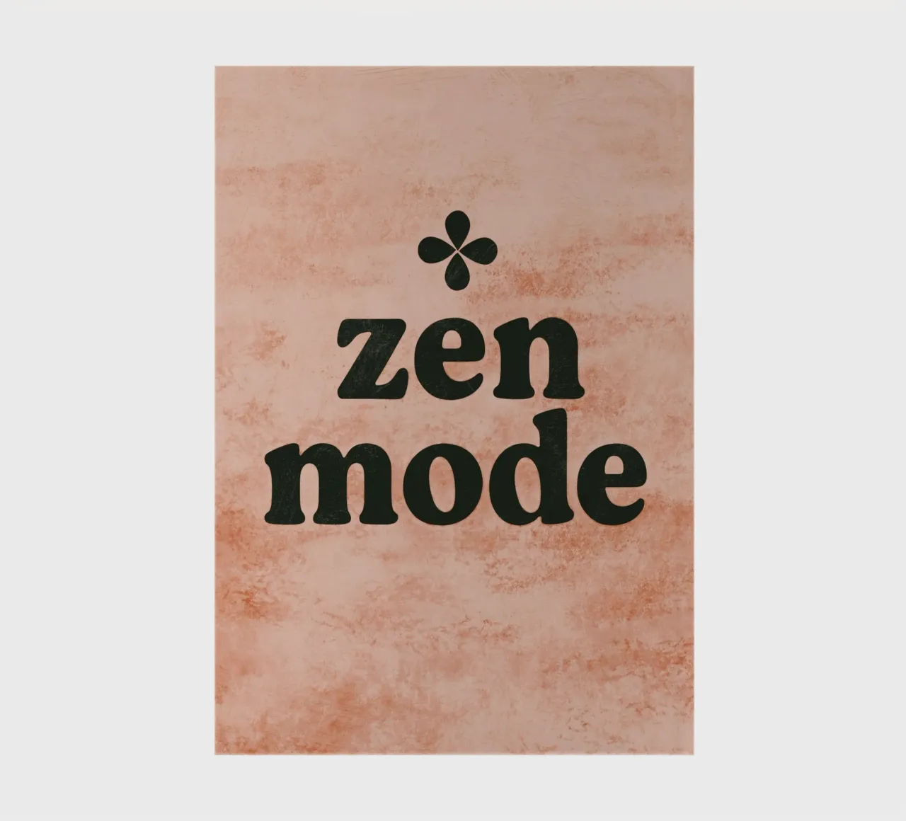 Zen Mode notebook by treechild