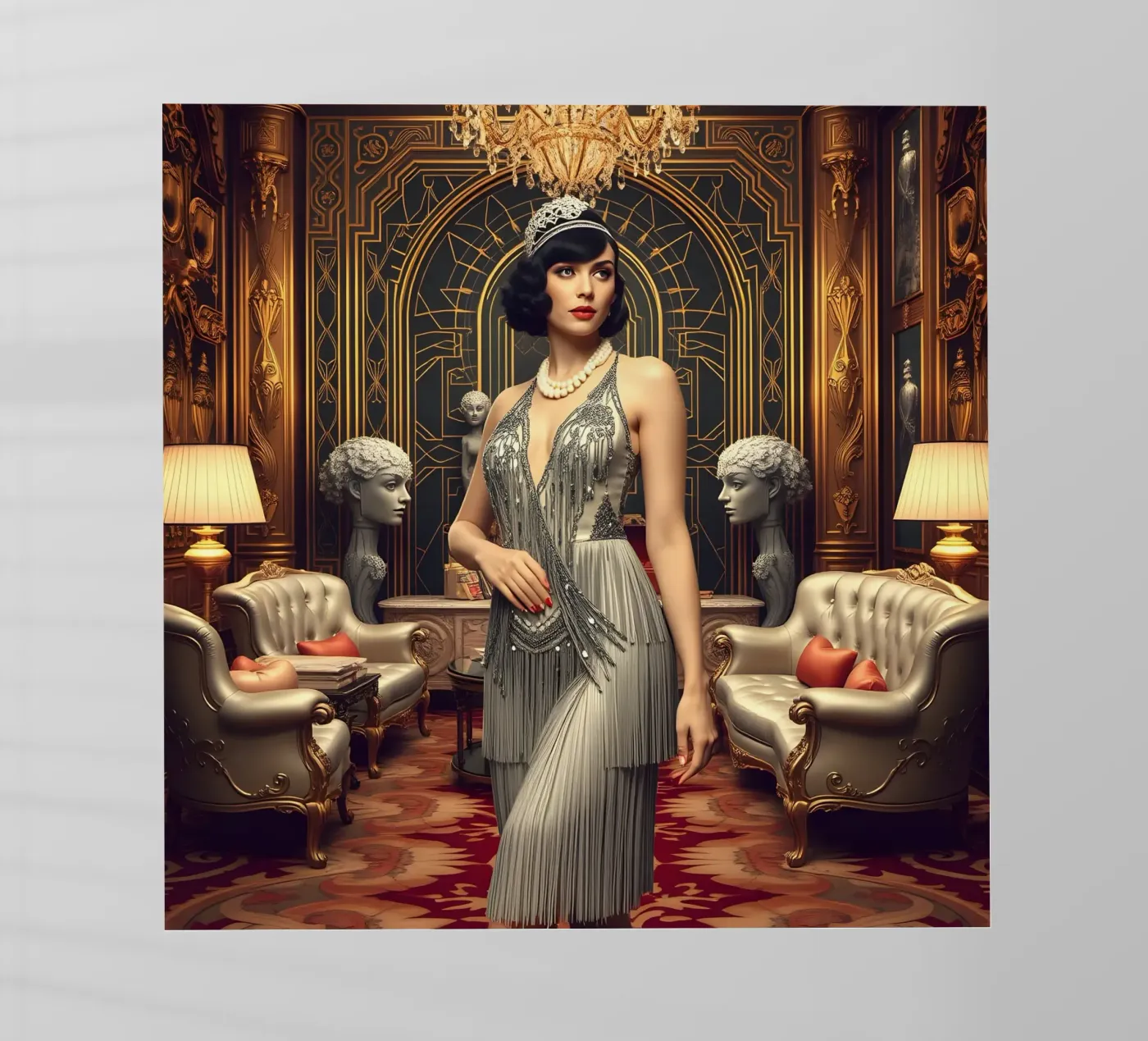 The Flapper Backlit Folie von Anita's Dream