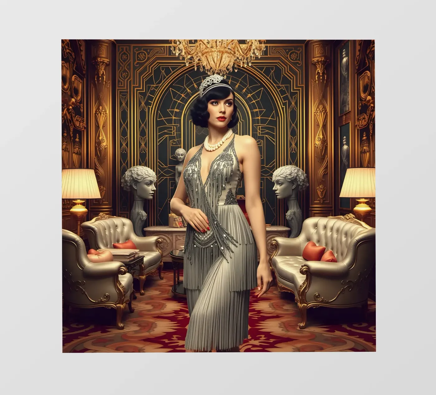 The Flapper Backlit Folie von Anita's Dream