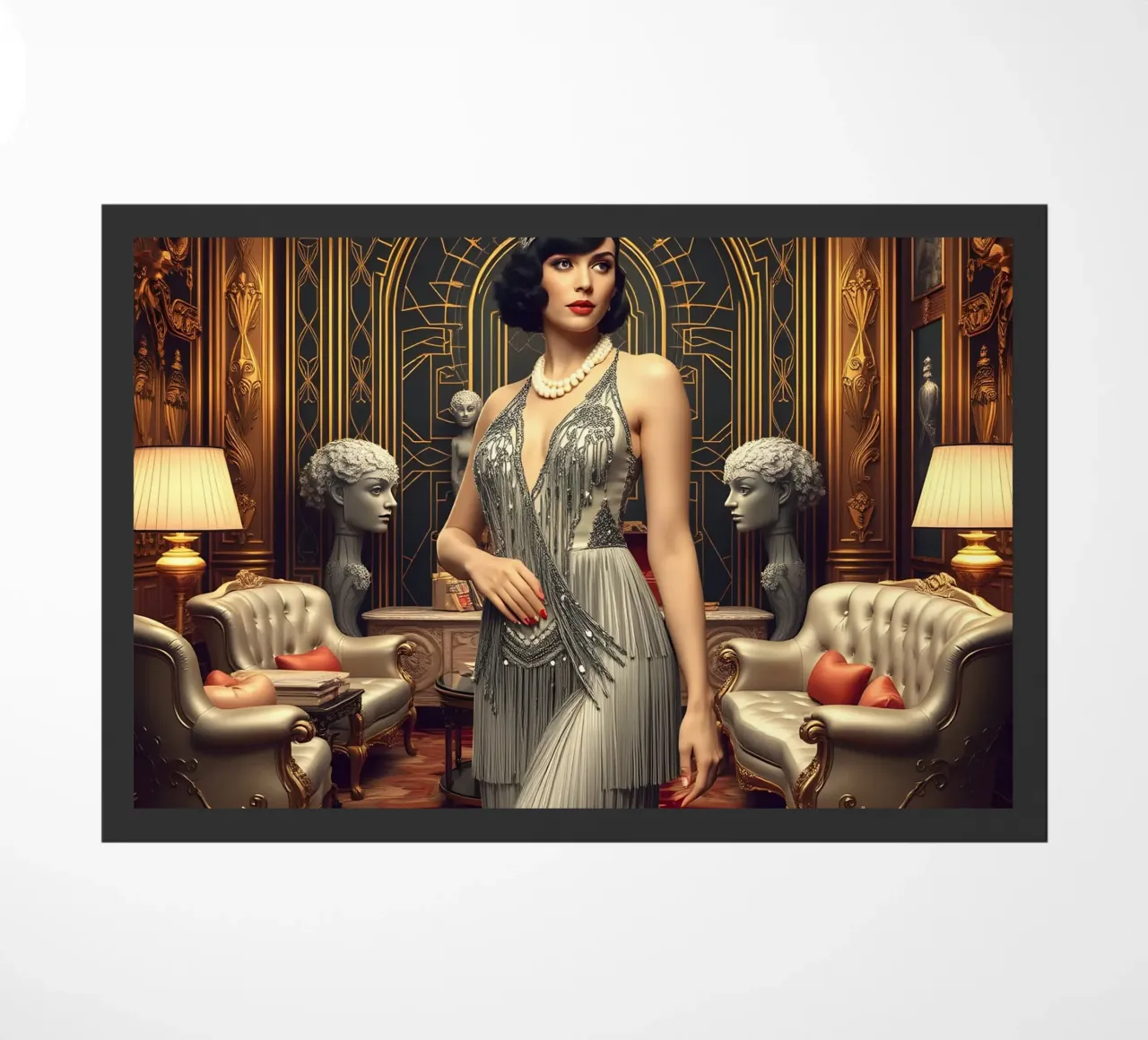 The Flapper doormat by Anita's Dream