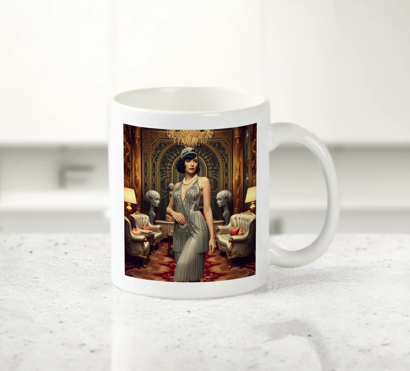 The Flapper Keramik Tasse von Anita's Dream