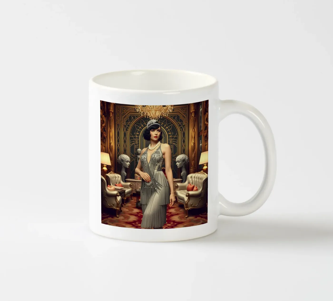 The Flapper Keramik Tasse von Anita's Dream