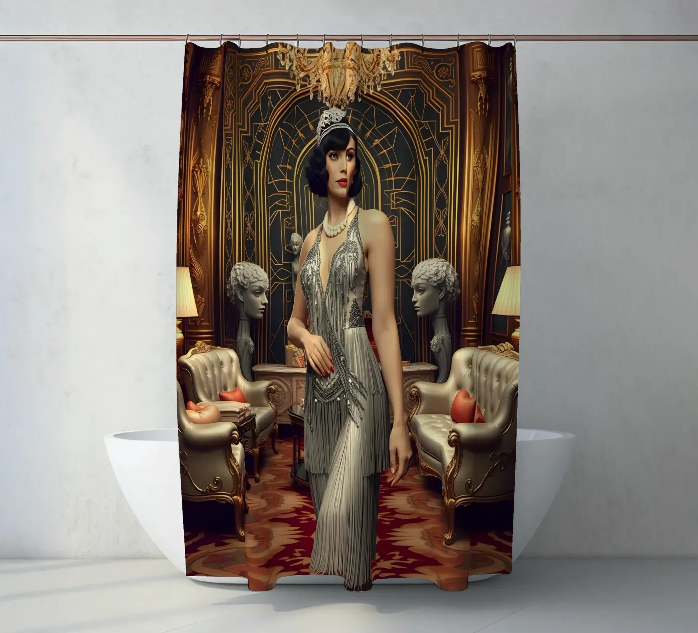 The Flapper Duschvorhang von Anita's Dream