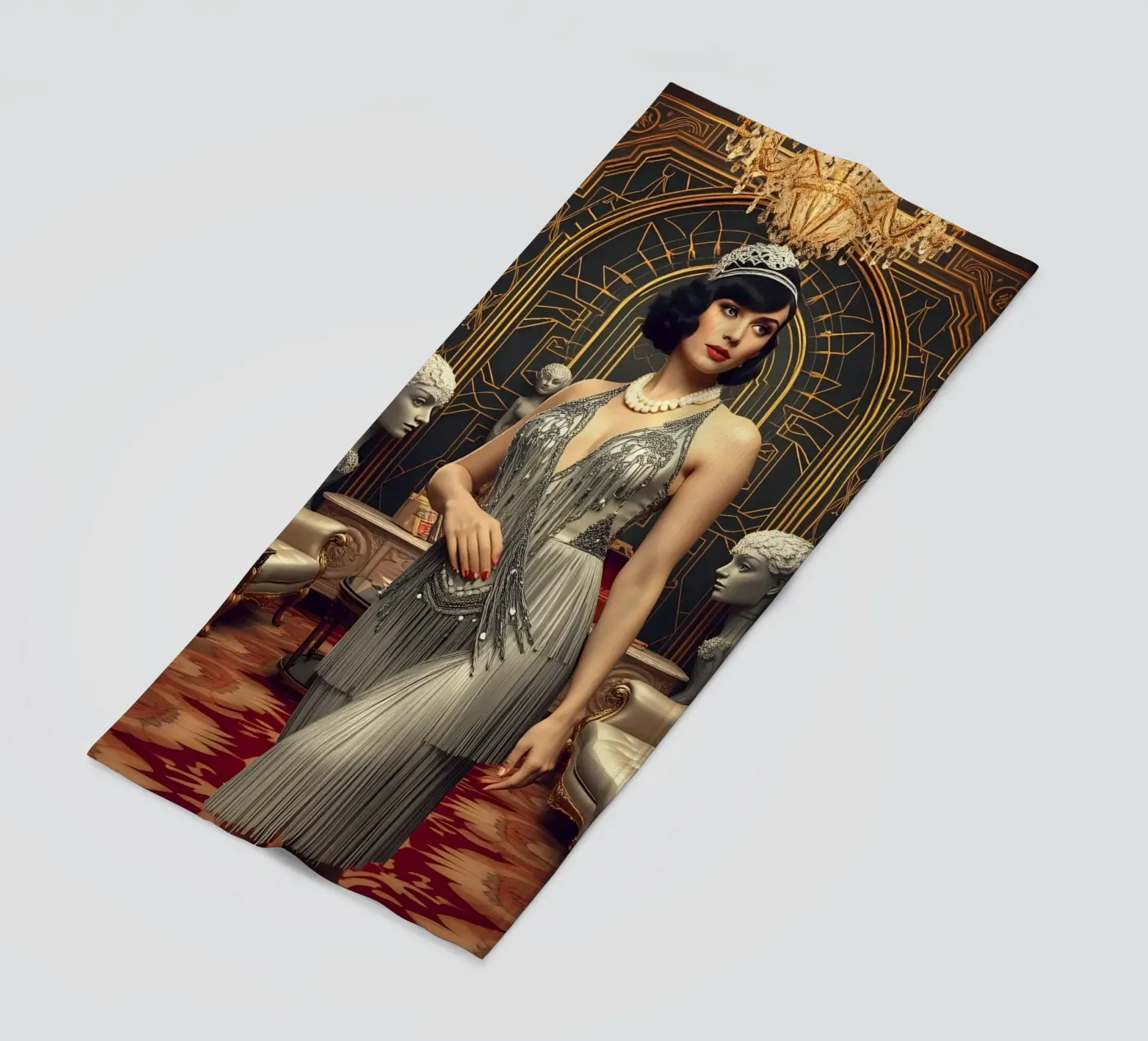 The Flapper beach towel by Anita's Dream