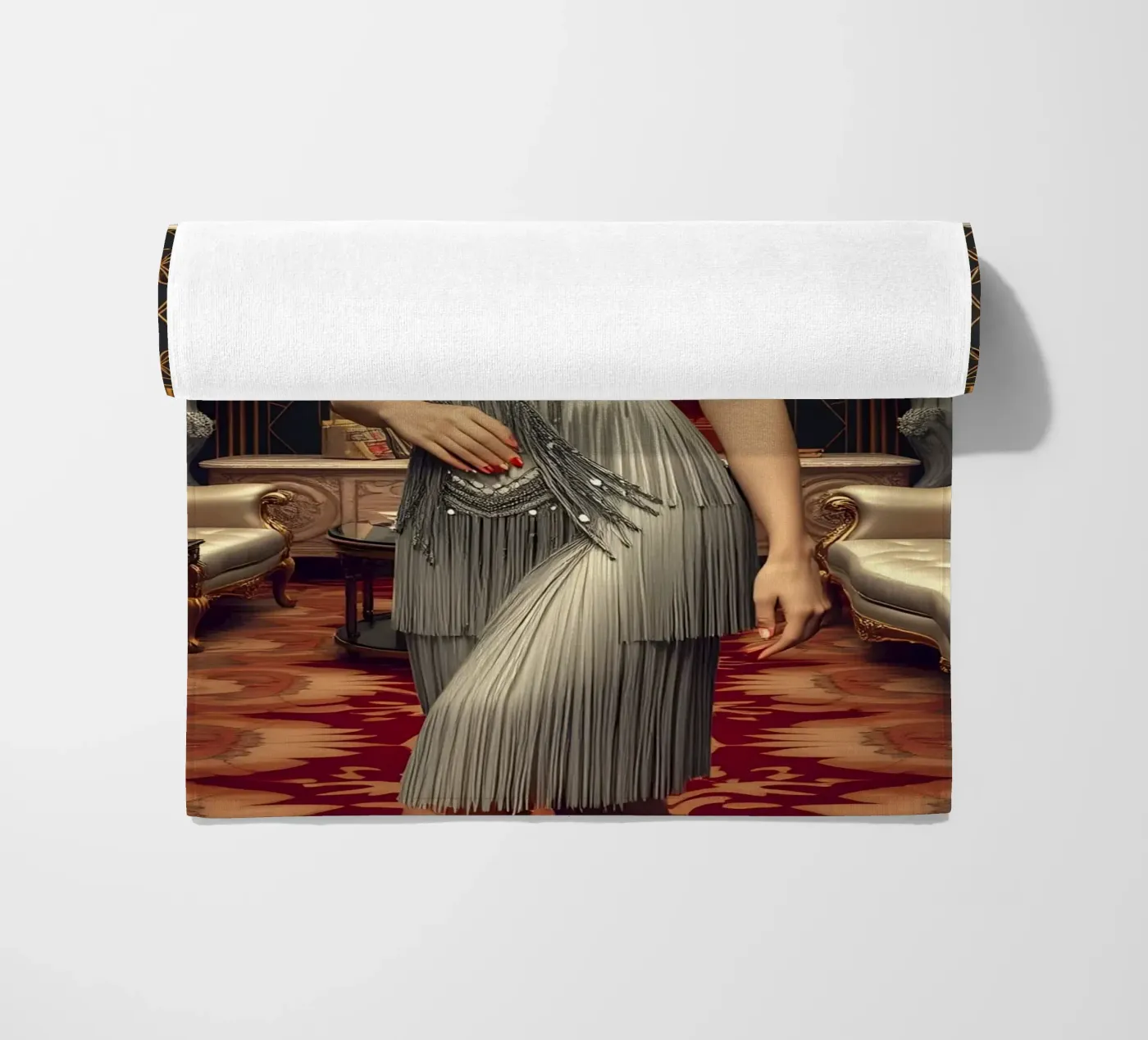 The Flapper beach towel by Anita's Dream