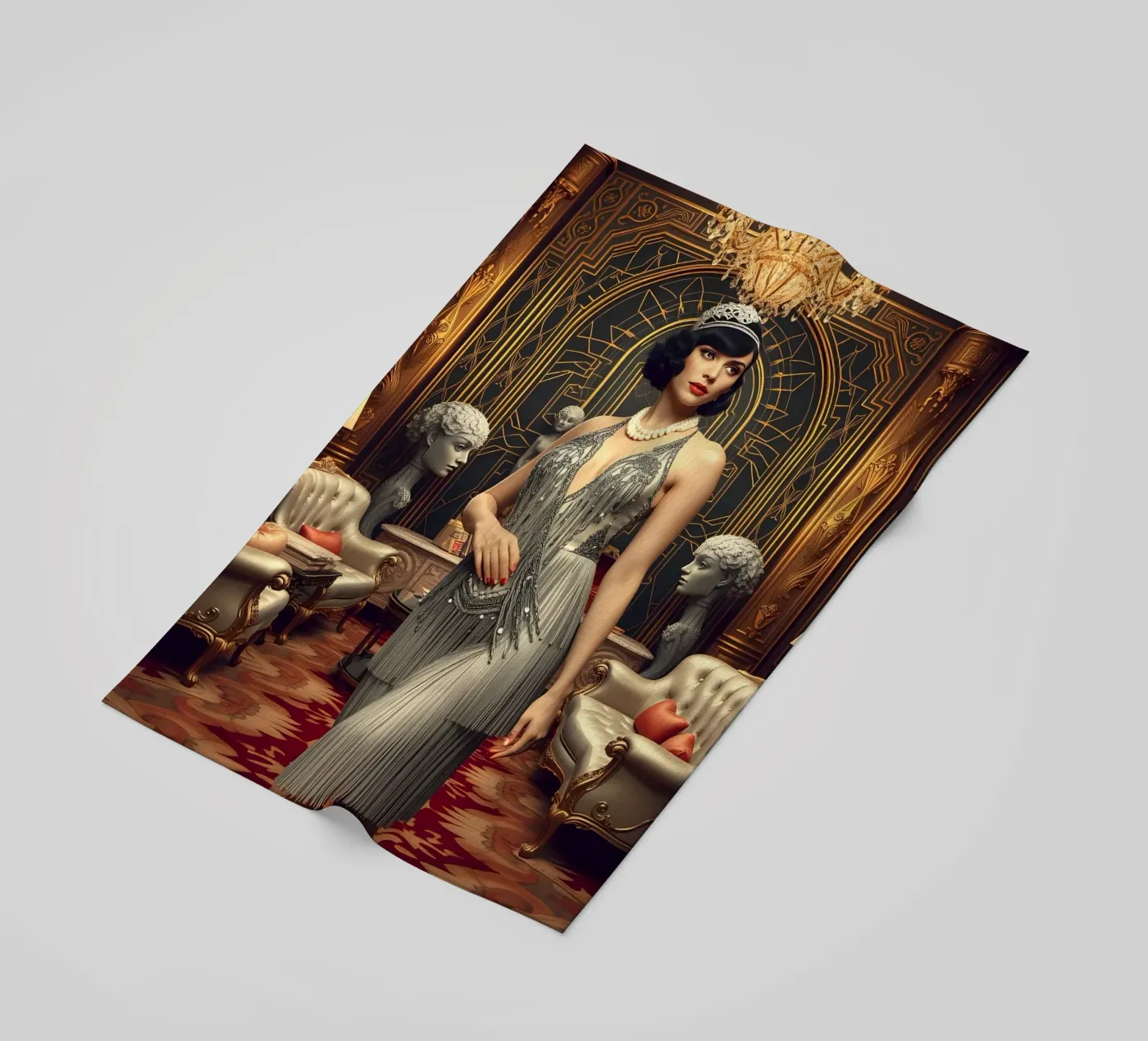 The Flapper beach towel by Anita's Dream