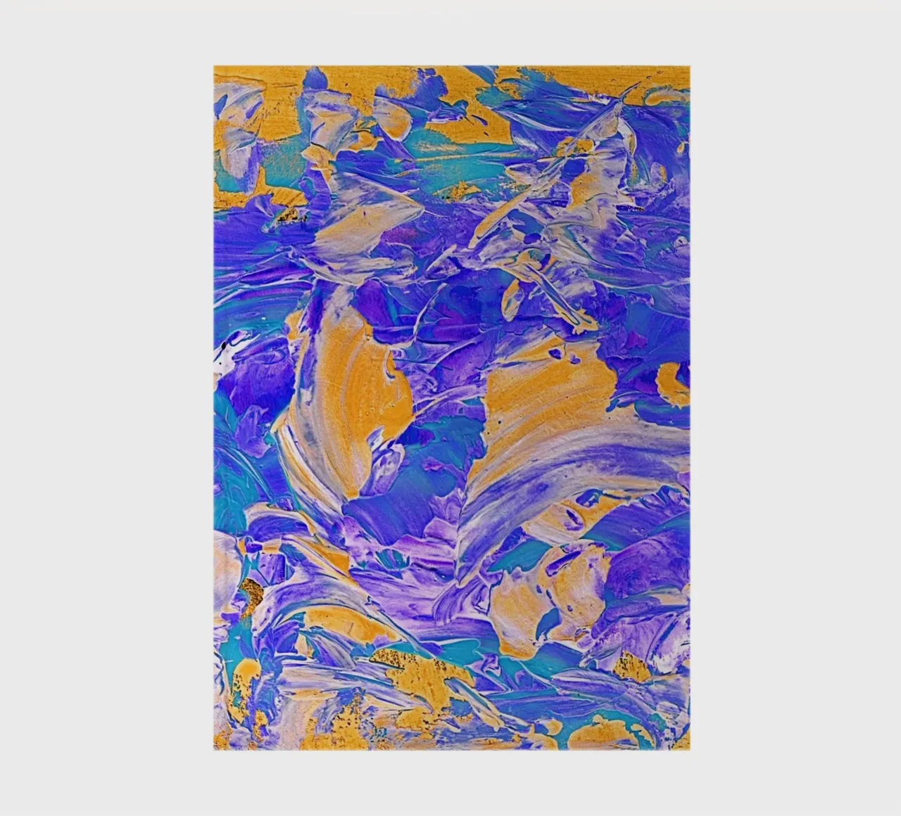 IDEAL GIFT 18. Invers notebook by Thierry Vobmann Abstract painting