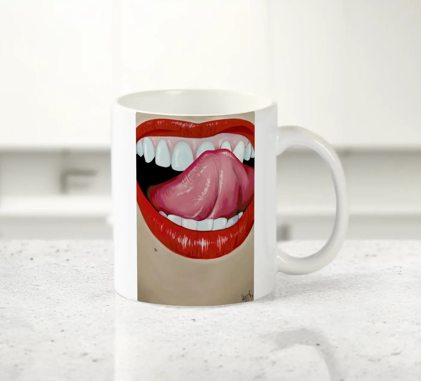 Audrey's ceramic mug by Musya