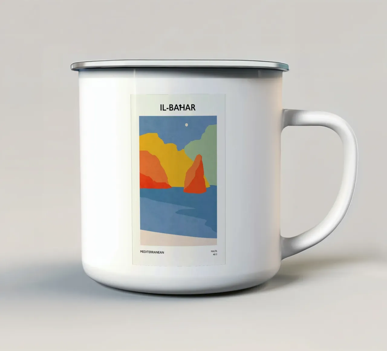 Il-Baħar tazza in smalto da Pure