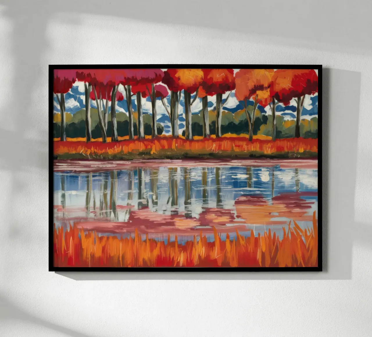 Bagliore del fiume Cremisi carta hahnemühle da Obisidian Brush