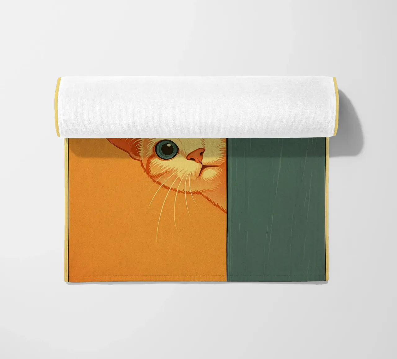 Cosa fai con il gatto? telo mare da the gan gan