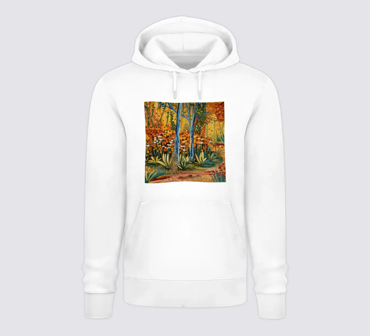 Canzone dei fiori d'arancio felpa con cappuccio da Obisidian Brush