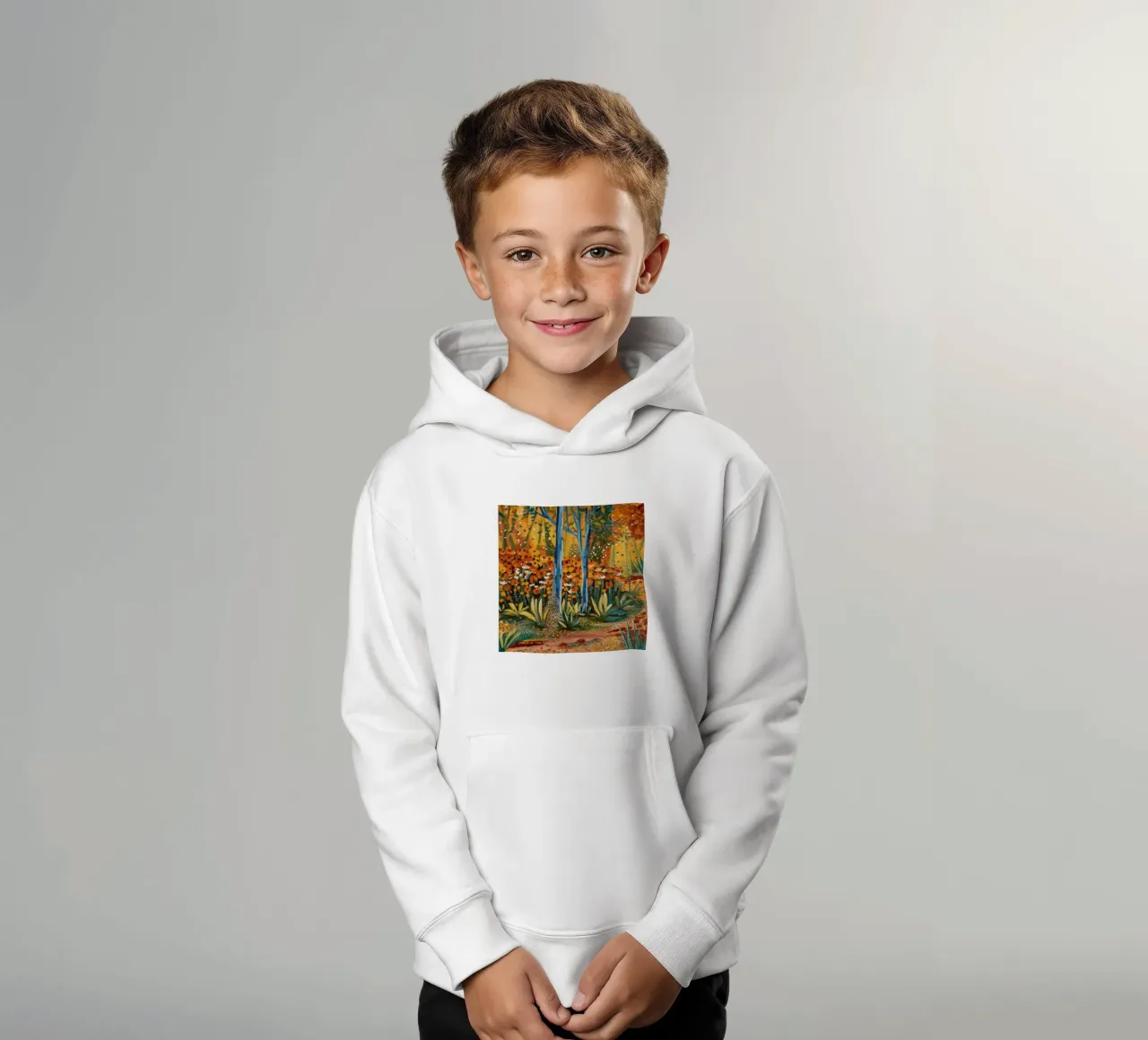 Canzone dei fiori d'arancio felpa bambino con cappuccio da Obisidian Brush