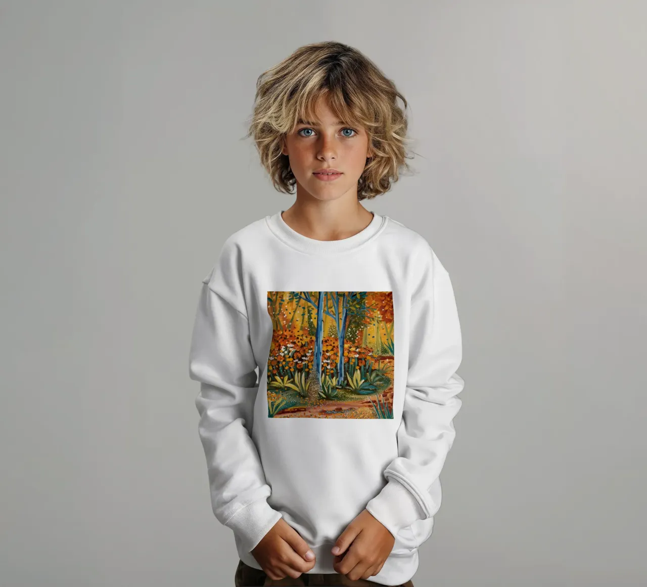 Canzone dei fiori d'arancio felpa bambino da Obisidian Brush