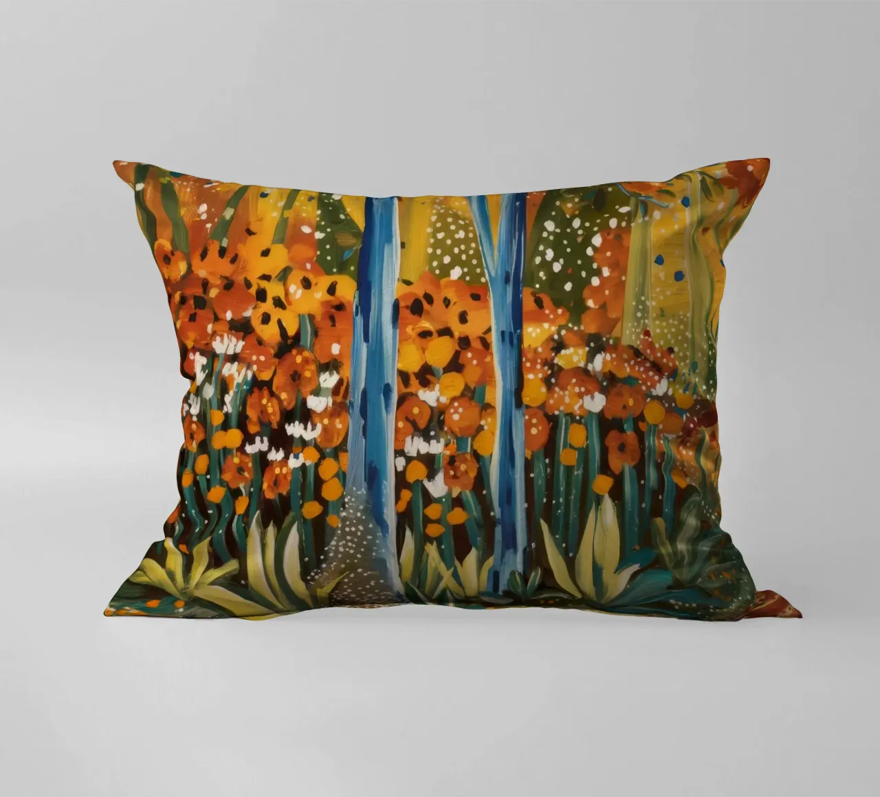 Canzone dei fiori d'arancio cuscino da Obisidian Brush