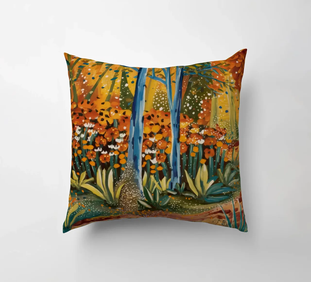 Canzone dei fiori d'arancio cuscino da Obisidian Brush