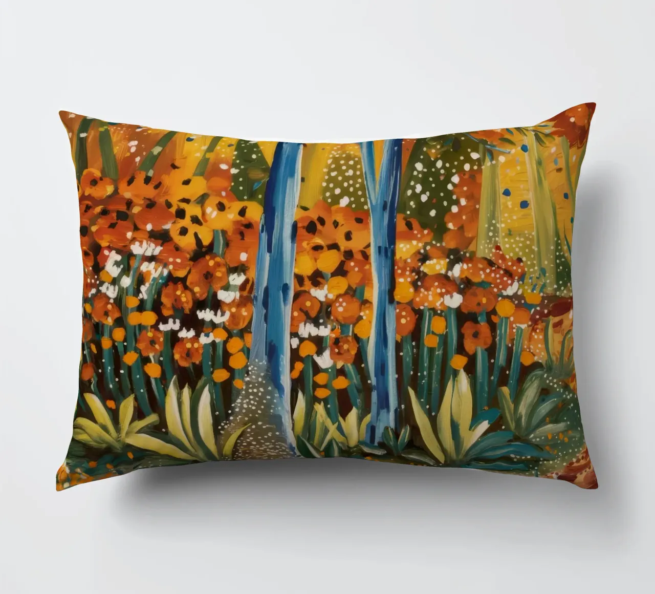 Canzone dei fiori d'arancio cuscino da Obisidian Brush