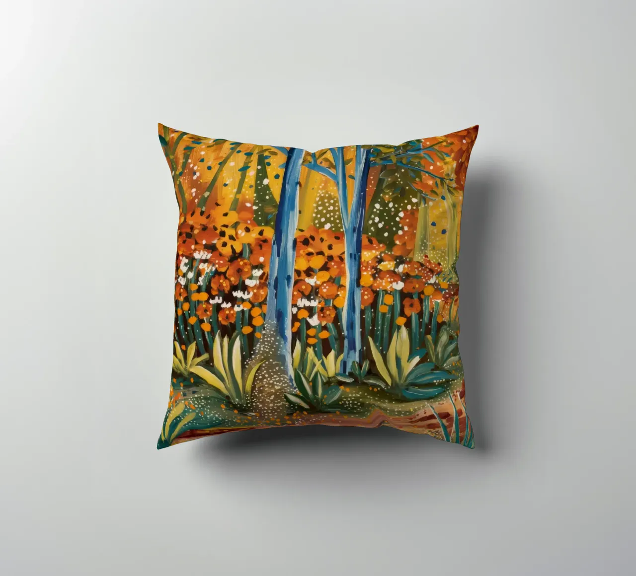 Canzone dei fiori d'arancio cuscino da Obisidian Brush