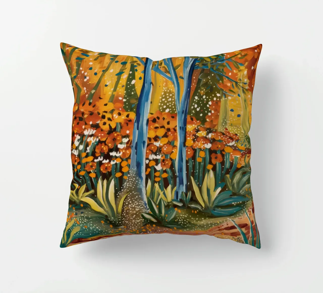 Canzone dei fiori d'arancio cuscino da Obisidian Brush