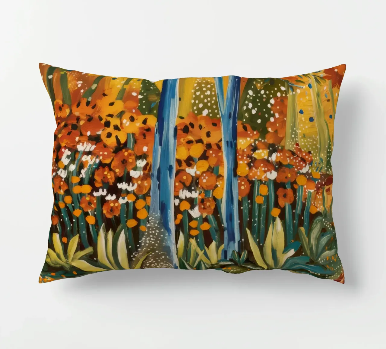 Canzone dei fiori d'arancio cuscino da Obisidian Brush