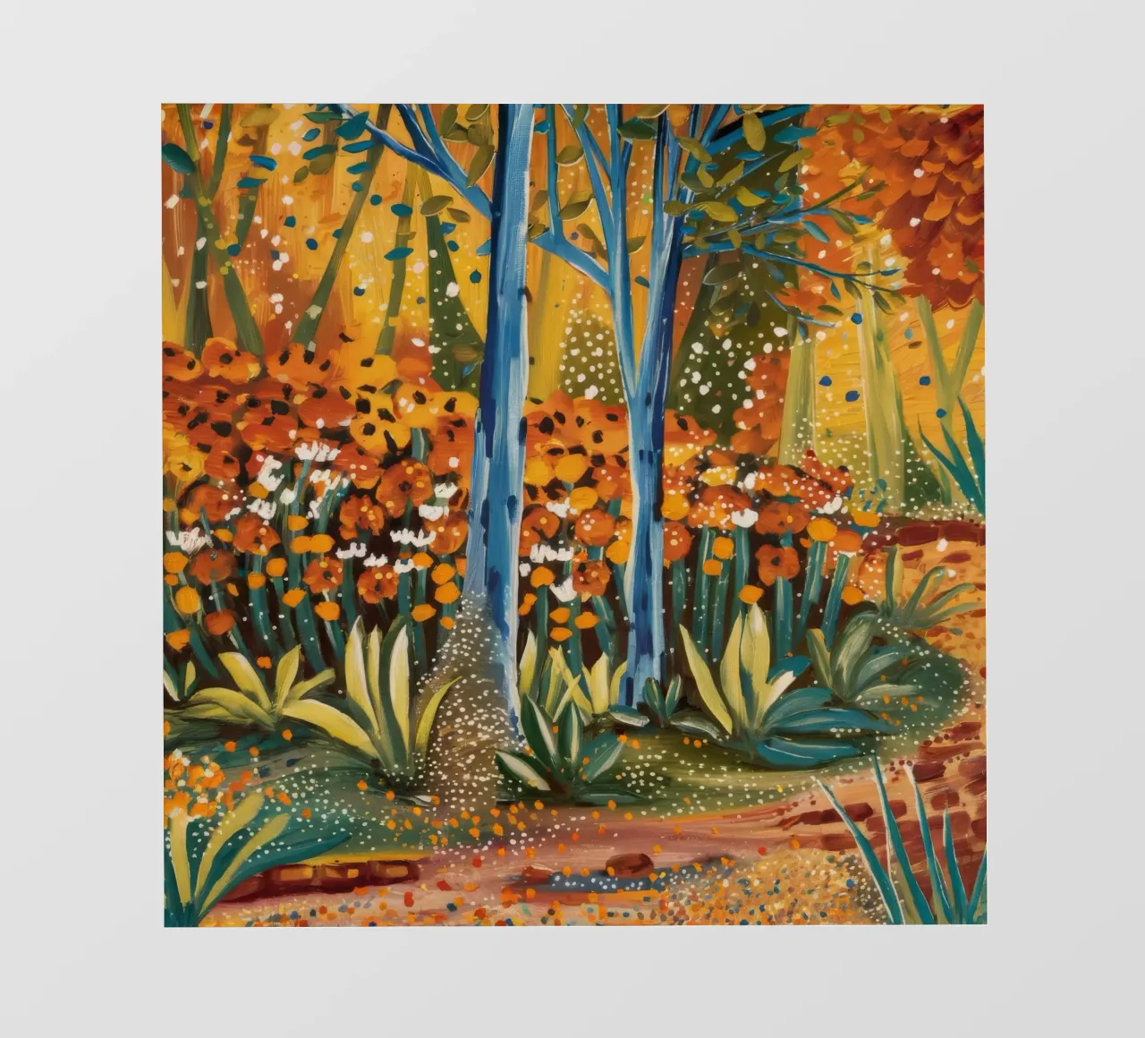 Canzone dei fiori d'arancio telo in pvc da Obisidian Brush