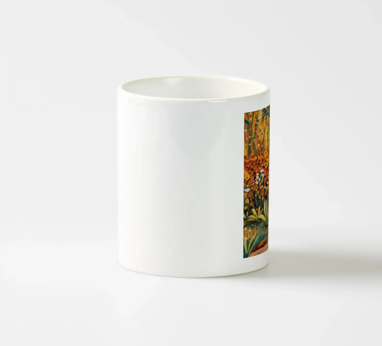 Canzone dei fiori d'arancio tazza in ceramica da Obisidian Brush